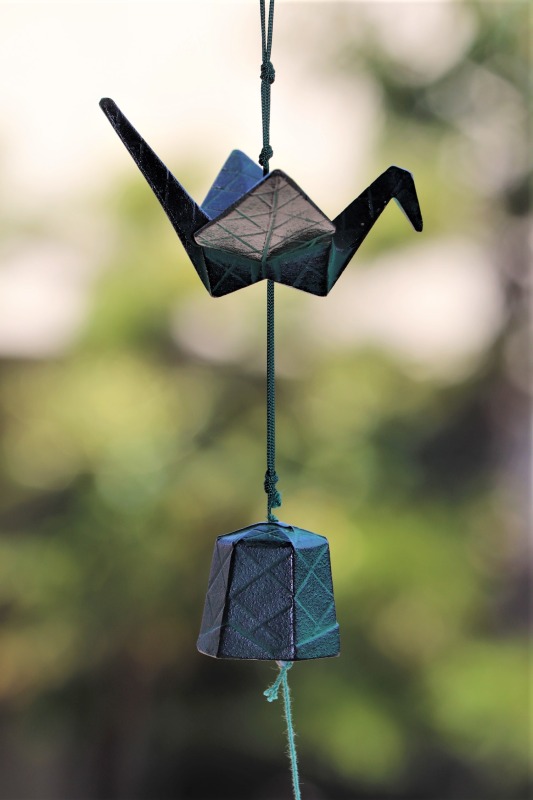 風鈴 折り鶴（南部鉄器）