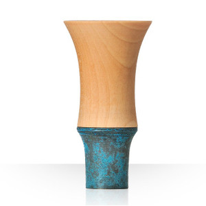 BAMBOO(TALL) TURQUOISE BLUE【Guinomi Sake Cup】（酒器）