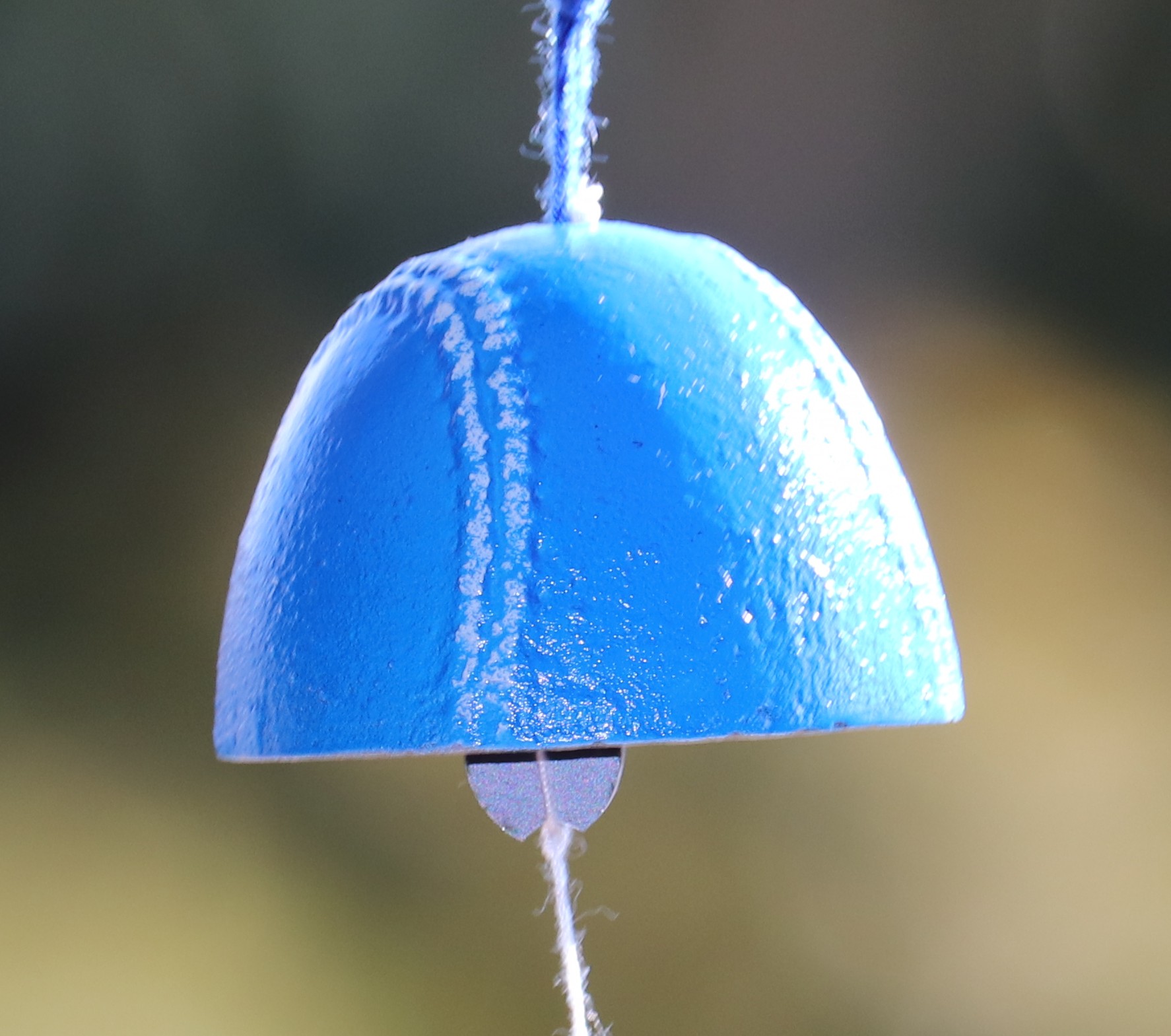 風鈴 ボール ブルー（高岡鉄器）