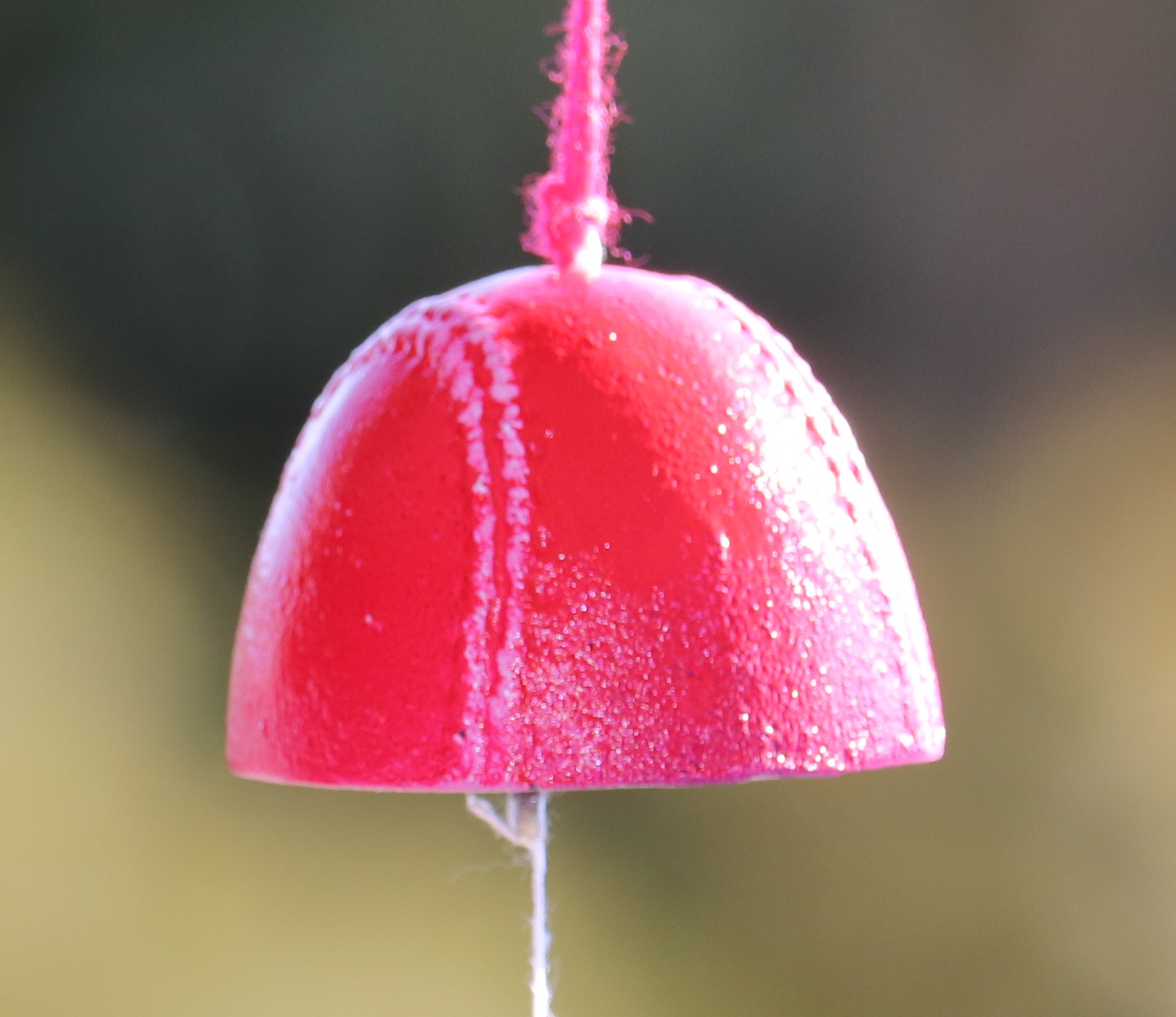 風鈴 ボール レッド（高岡鉄器）